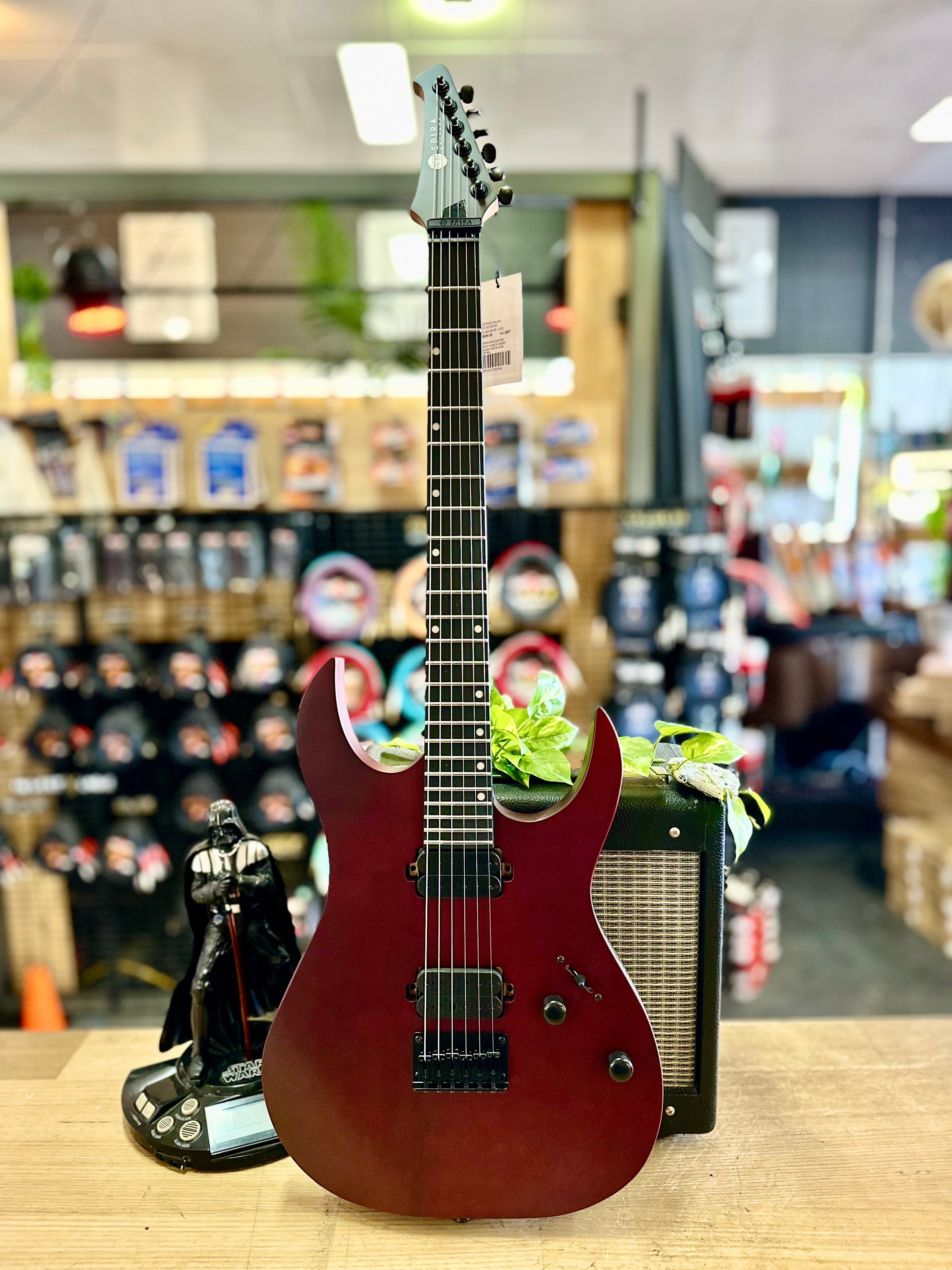 Spira Guitars | S-400 MWR | Satin Wine Red Spira Guitars | S-400 MWR | Satin Wine Red